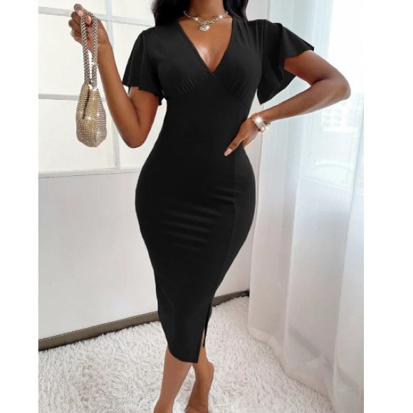 Boho split hem bodycon dress - Picture 9 of 16